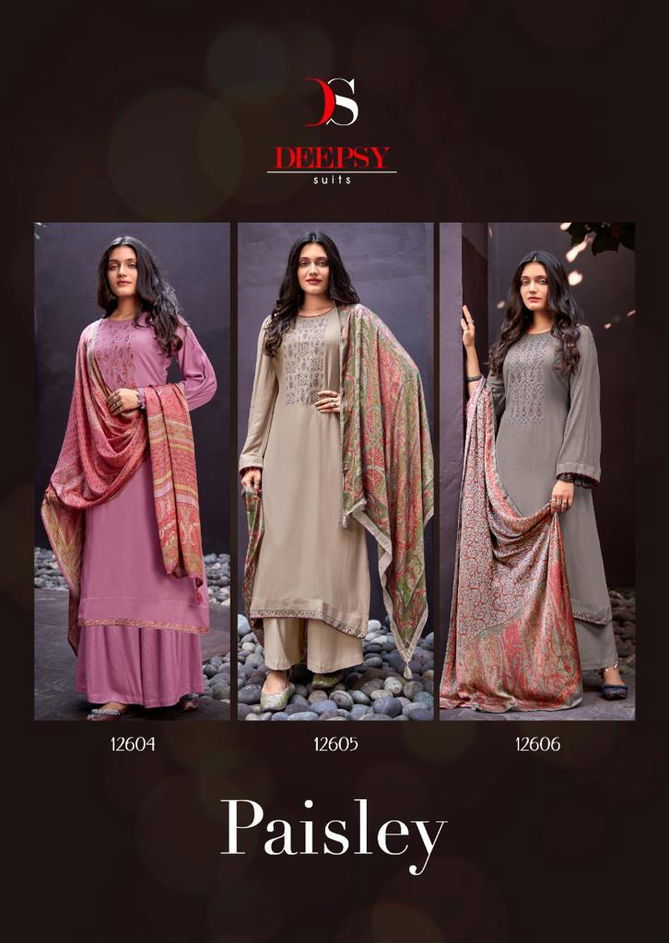 Deepsy Paisley New Fancy Festive Wear Embroidery Salwar Kameez Collection